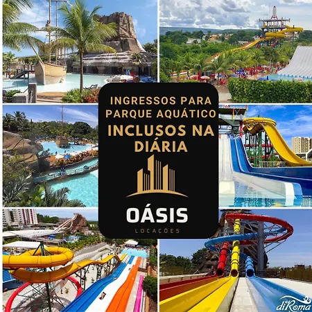 Spazzio Diroma Acqua Park Luxo - Parque Aquatico Incluso Caldas Novas Exterior foto