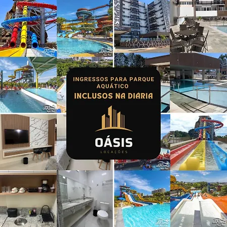Spazzio Diroma Acqua Park Luxo - Parque Aquatico Incluso Caldas Novas Exterior foto