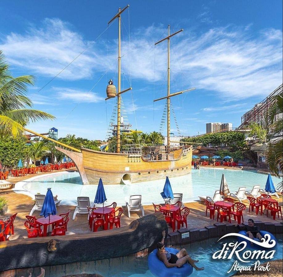 Spazzio Diroma Acqua Park Luxo - Parque Aquatico Incluso * Caldas Novas